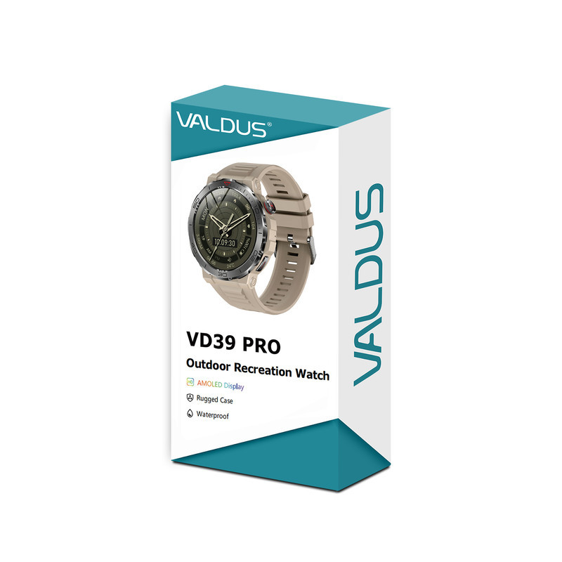 ساعت هوشمند 40 میلیمتری والدوس مدل VD39PRO با بند سیلیکونی
