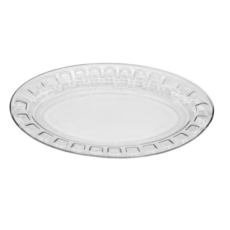 دیس شیشه و بلور اصفهان مدل گلایل 550 کد 000578 مجموعه 2 عددی