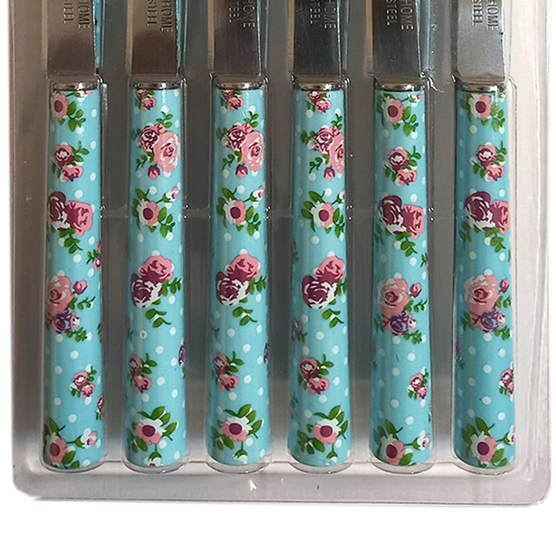 کارد میوه خوری رومانتیک هوم 12 پارچه مدل 112