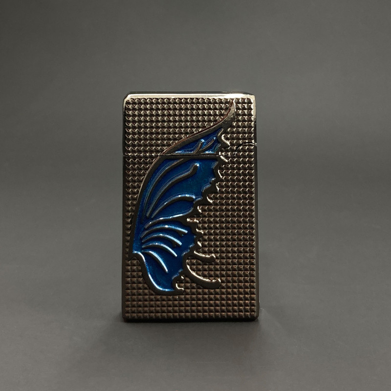 فندک گازی مدل دکمه ای طرح پروانه کد DKD-1306