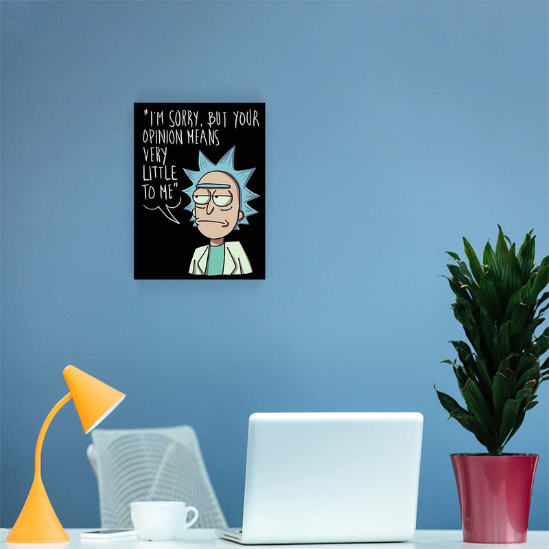 تابلو شاسی مدل Rick and Morty کد S-5057