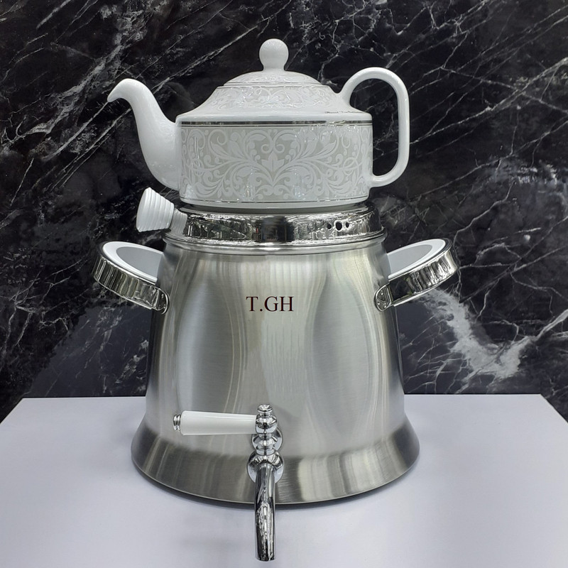 ست کتری و قوری تی جی اچ مدل کاوه کف چدن