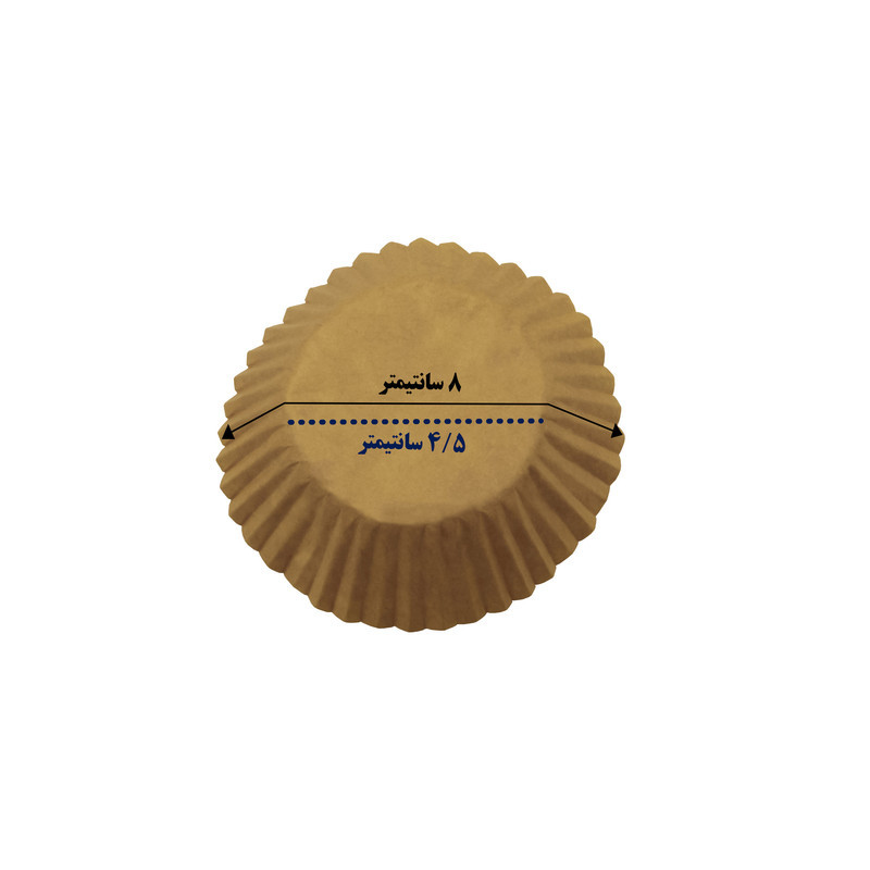کپسول کاپ کیک مدل کیک یزدی بسته 250 عددی
