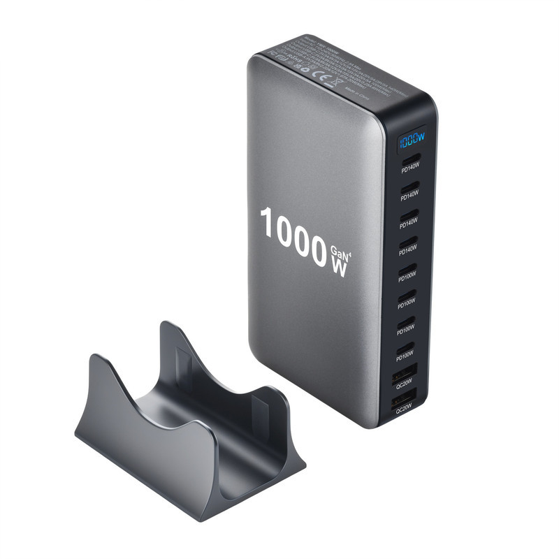 شارژر رومیزی 1000 وات 10 پورت مدل YMX-1000W