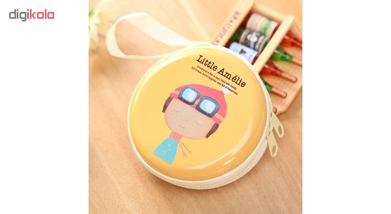 کیف هندزفری مدل LA02 طرح Little Amelie