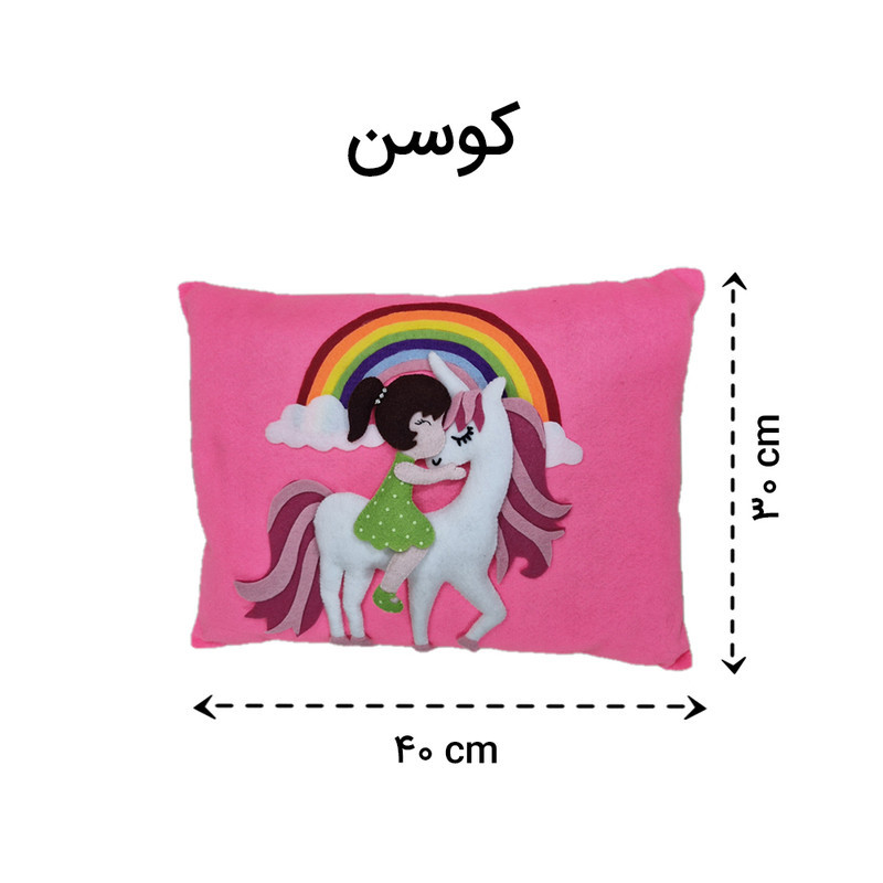 کوسن کودک مدل یونیکورن