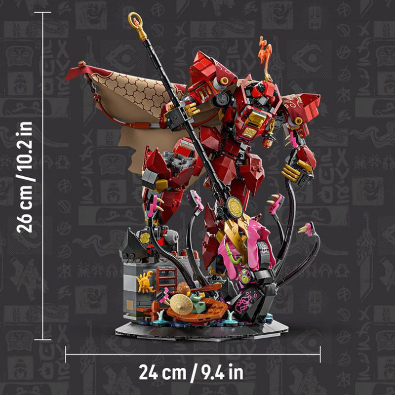 لگو 996 تکه مدل نینجاگو مدل The Fire Knight Mech کد 71846