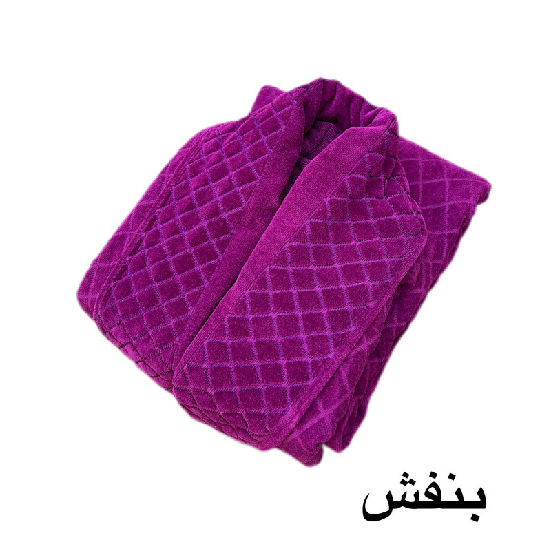 حوله پالتویی مدل تنپوش اصل شطرنجی سایز 135