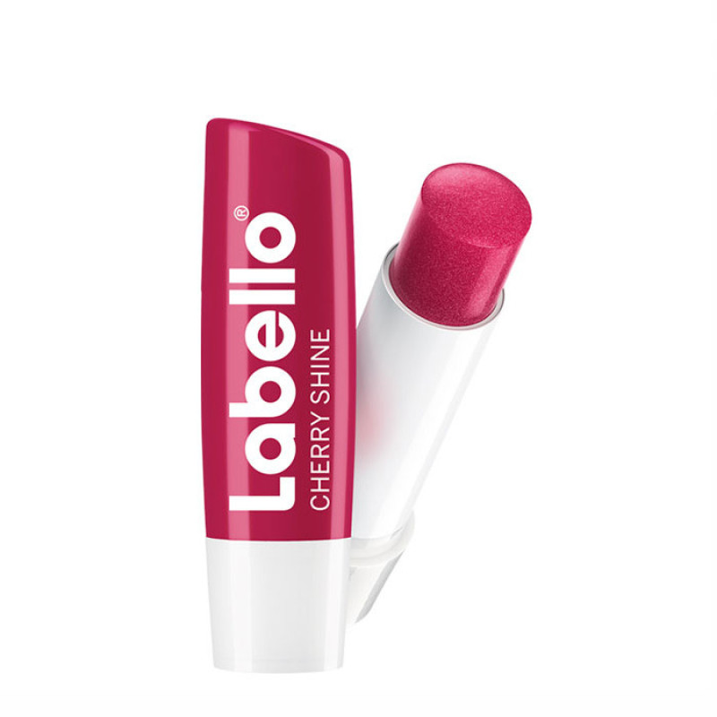 بالم لب مرطوب‌کننده لابلو مدل CHERRY SHINE با عصاره شی‌باتر و ویتامین E مناسب پوست خشک و ترک‌خورده بانوان، دارای بافت جامد و محفظه ماتیکی