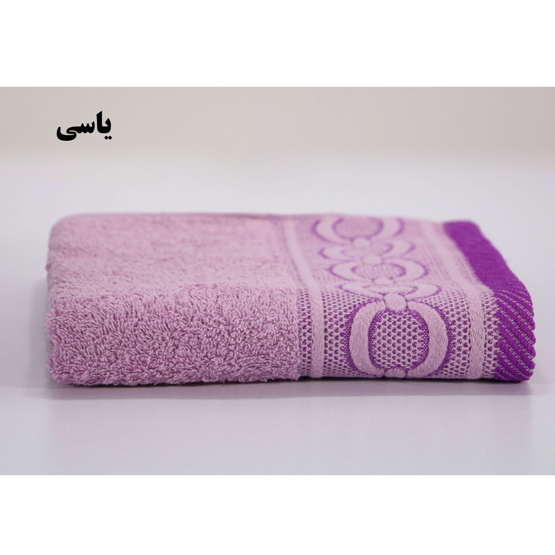 حوله دستی بهبافت آذر مدل چاین سایز 40x80 سانتی متر