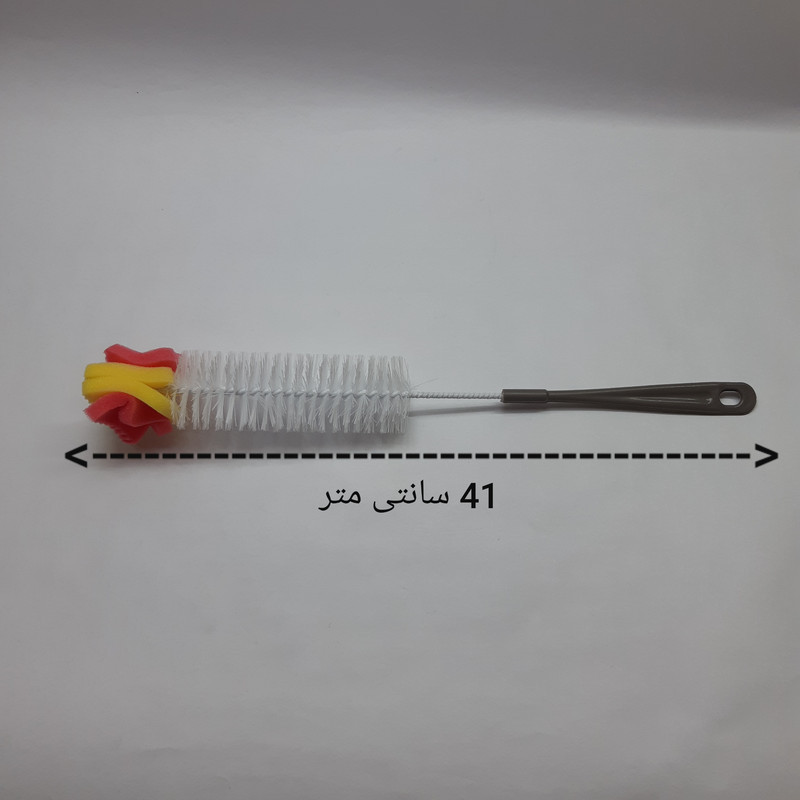 برس شیشه شو مدل دسته دار اسفنجی