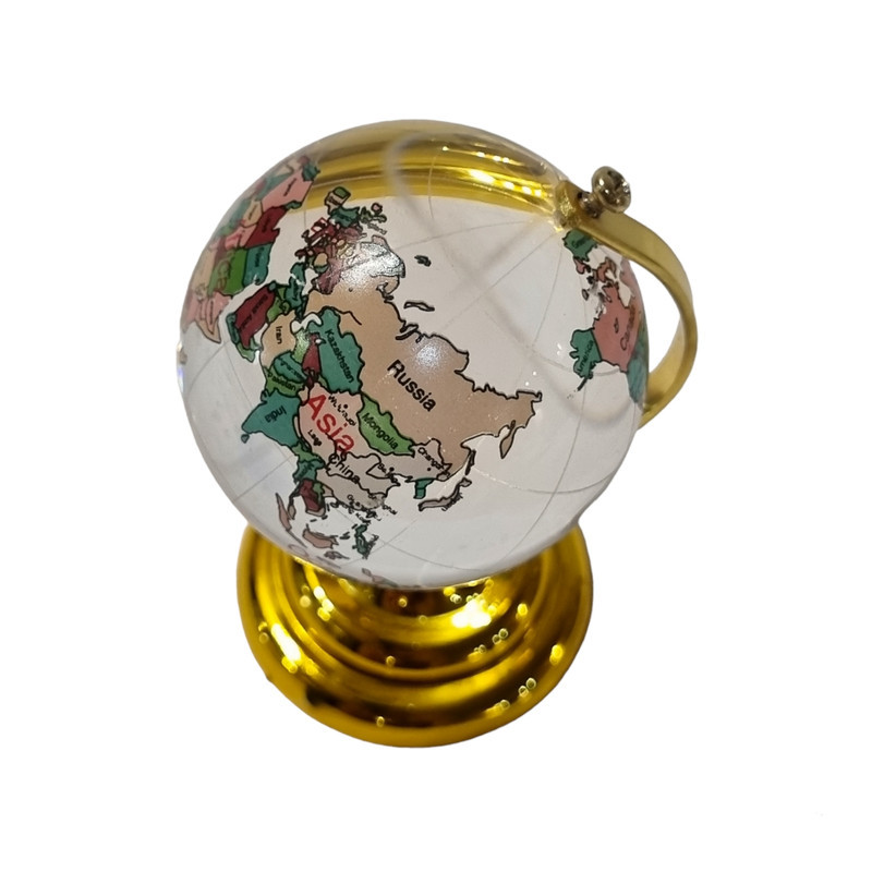 دکوری مدل کره زمین کریستال