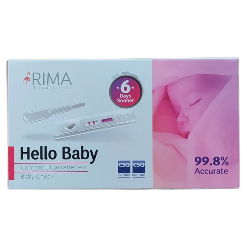 تست بارداری ریما مدل Cassette Hello Baby