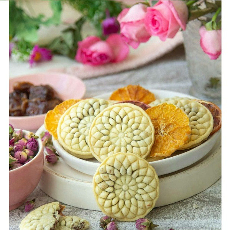 کاتر شیرینی پزی به گز مدل کلمپه
