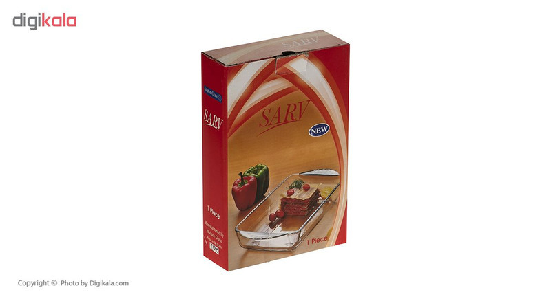 ظرف سرو شیشه و بلور، بلور اصفهان، کد 783، ابعاد 4×13.5×18.5 سانتی‌متر