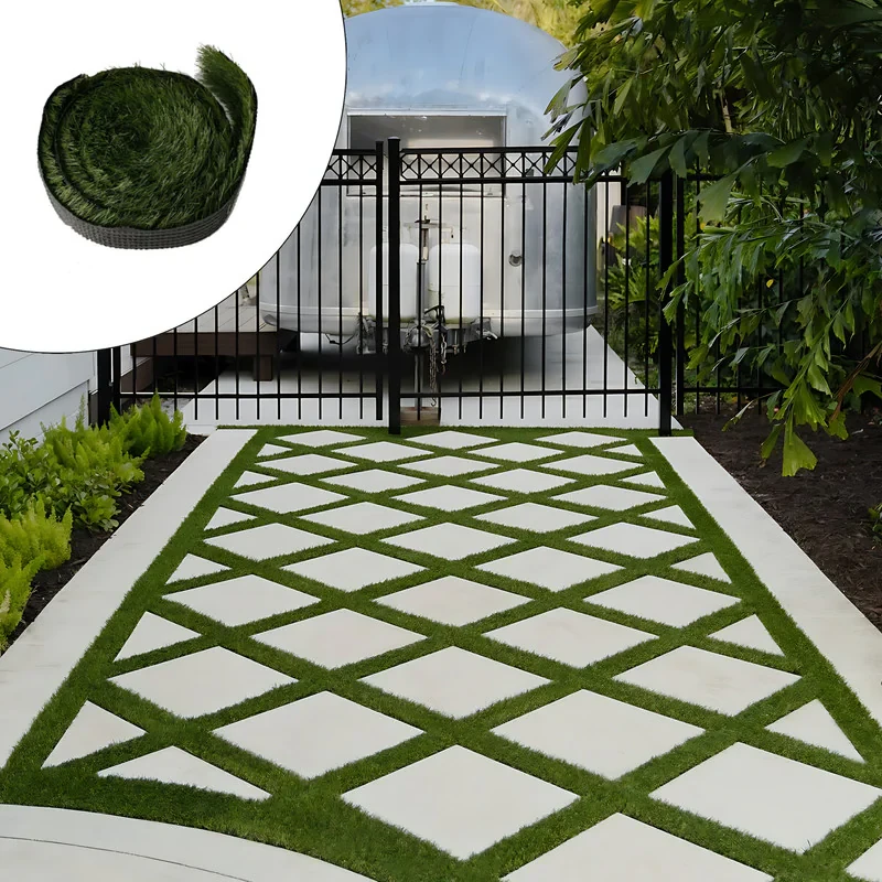 چمن مصنوعی مدل نواری کد z60 سایز 5x500 سانتی متر
