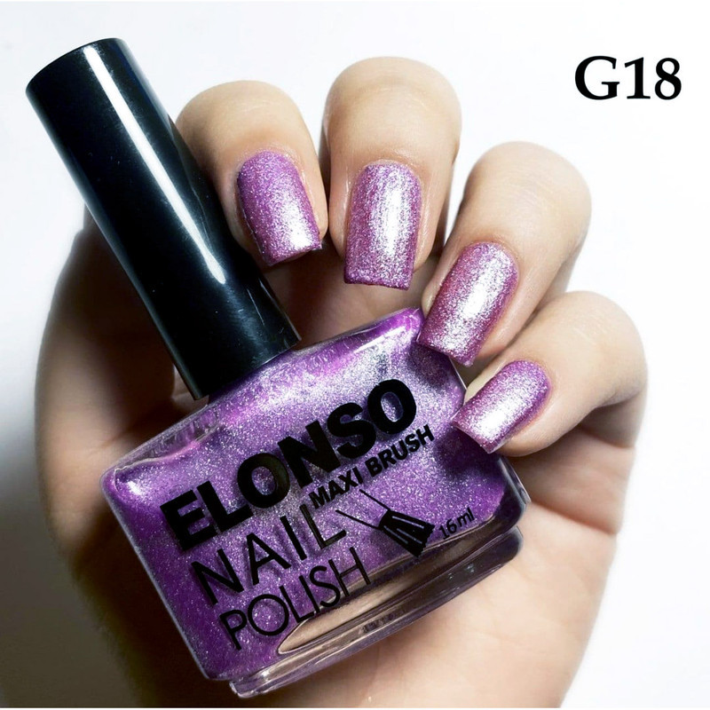 لاک ناخن الونسو شماره G18