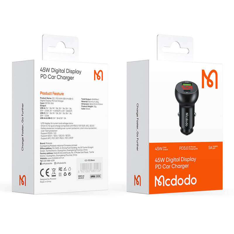 شارژر فندکی مک دودو مدل CC-703