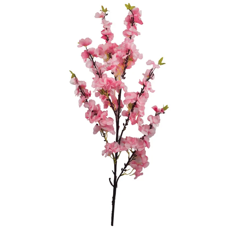 گل مصنوعی شاخه شکوفه مناسب دکور، نصب رومیزی و ایستاده، ابعاد 20×20×120 سانتی‌متر، وزن 200 گرم