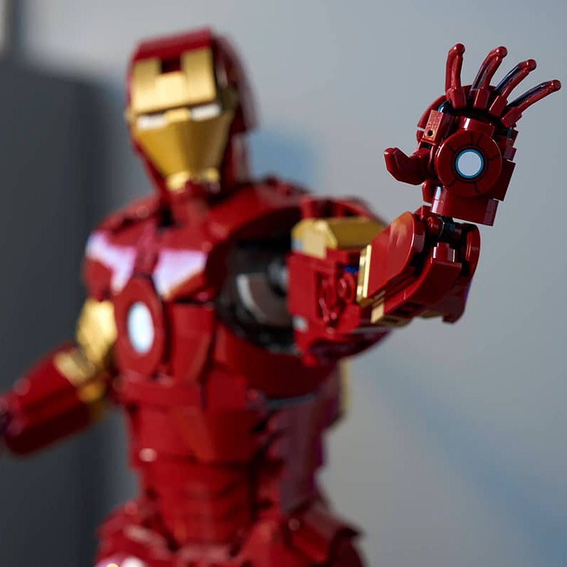 لگو 1297 تکه سری Marvel مدل Iron Man Mark 3 Collectors' Edition کد 76344