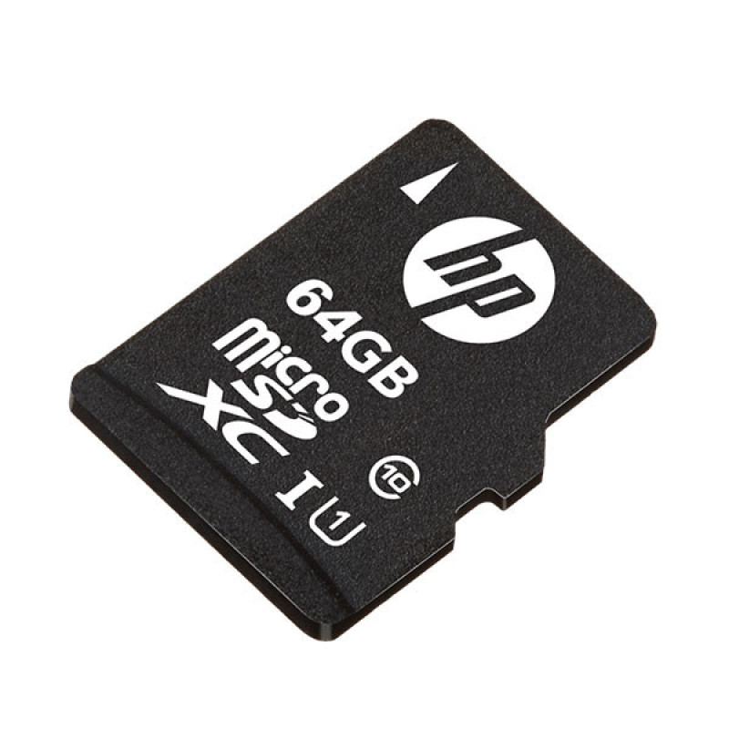 کارت حافظه microSD اچ پی مدل mi210 کلاس 10 استاندارد UHS-I سرعت 80MBps ظرفیت 64 گیگابایت به همراه آداپتور SD