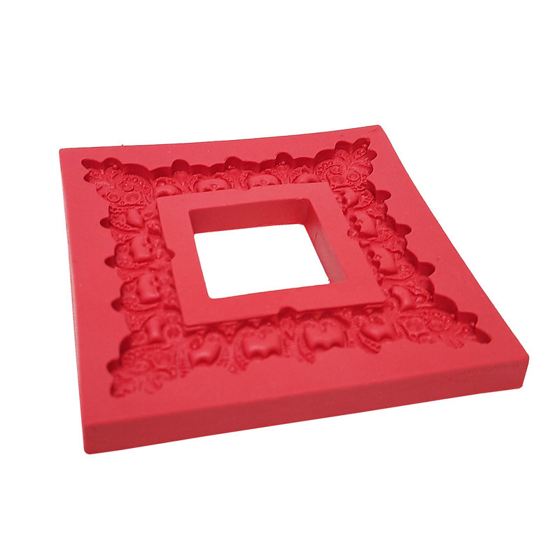 قالب فوندانت سورنا پارت طرح مربع کد Mhr-452