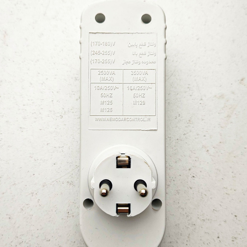 محافظ ولتاژ نمودار کنترل مدل دیجیتال سورنا 2+ M129