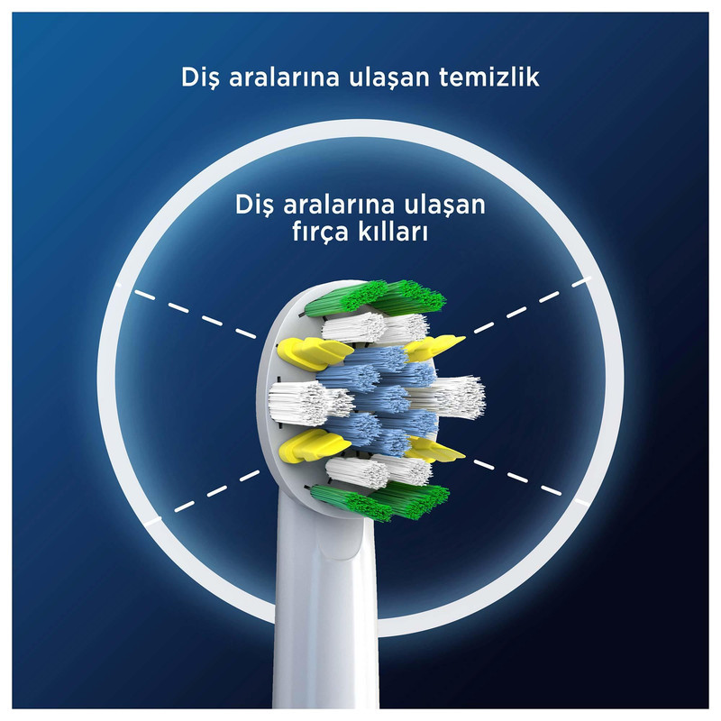 سری یدک مسواک برقی اورال-بی مدل PRO Floss Action بسته 2 عددی