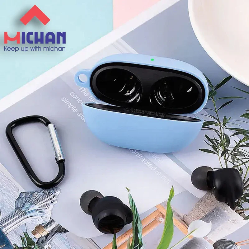کاور میچان مدل silicone مناسب برای کیس هدفون بی سیم شیائومی Redmi Buds 3 Lite