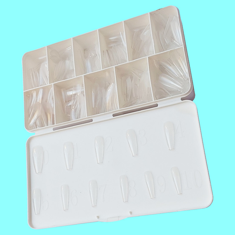 تیپ کاشت ناخن تونز مدل soft gel مجموعه 500 عددی