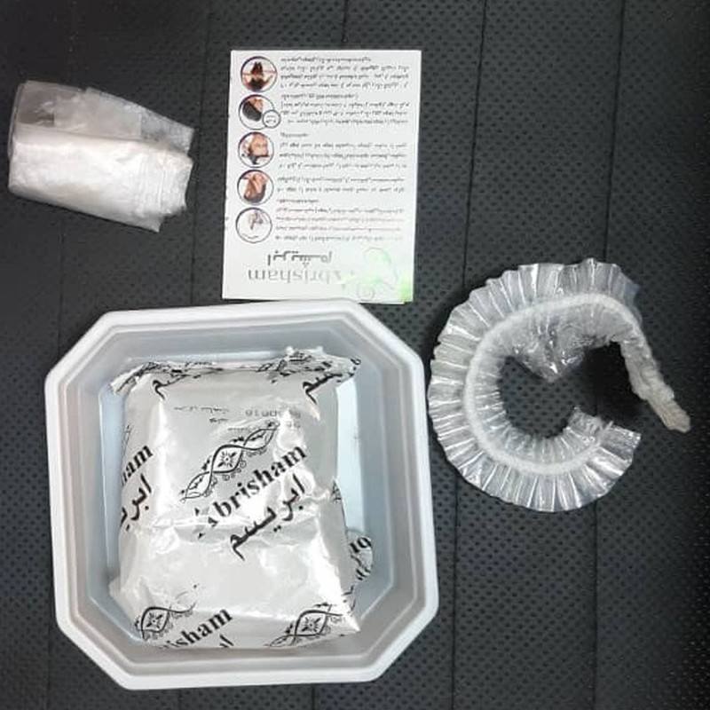 پودر رنگ مو ابریشم مدل CO100 وزن 130 گرم رنگ قهوه ای روشن