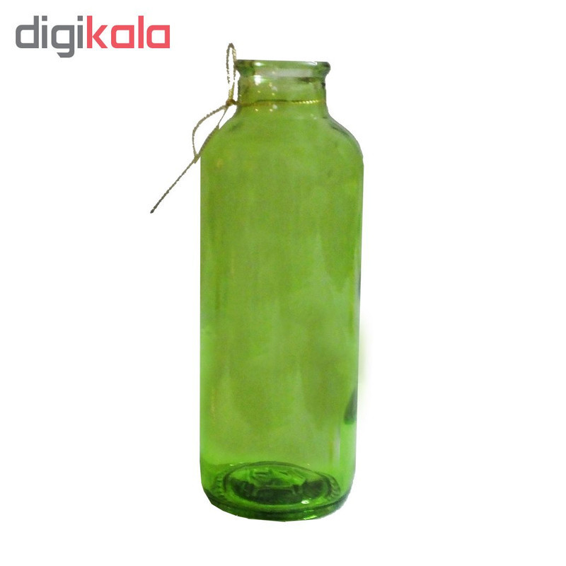 گلدان شیشه‌ای مدل 1G1-4 ارتفاع 18 سانتی‌متر عرض 6 سانتی‌متر وزن 300 گرم مناسب برای تزئین و نگهداری گل و گیاه