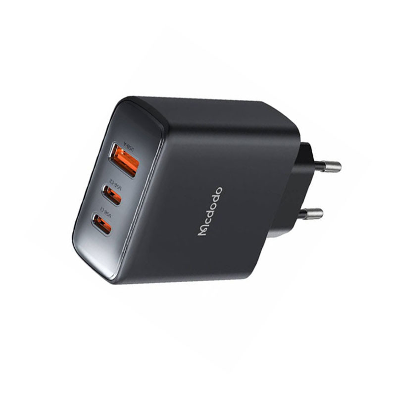 شارژر دیواری 45 وات 3 پورت مک دودو مدل 3-Ports به همراه کابل تبدیل USB-C به USB-C