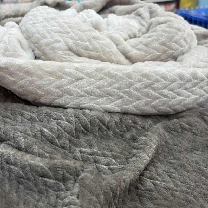 پتو 2 نفره تیلار تک مدل ژاکارد آبرنگی 350G سایز 220x200 سانتی‌متر