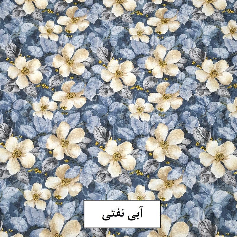 ملحفه پلی کتان مدل نسترن یک نفره، دو نفره سایز 210x190 سانتی‌متر