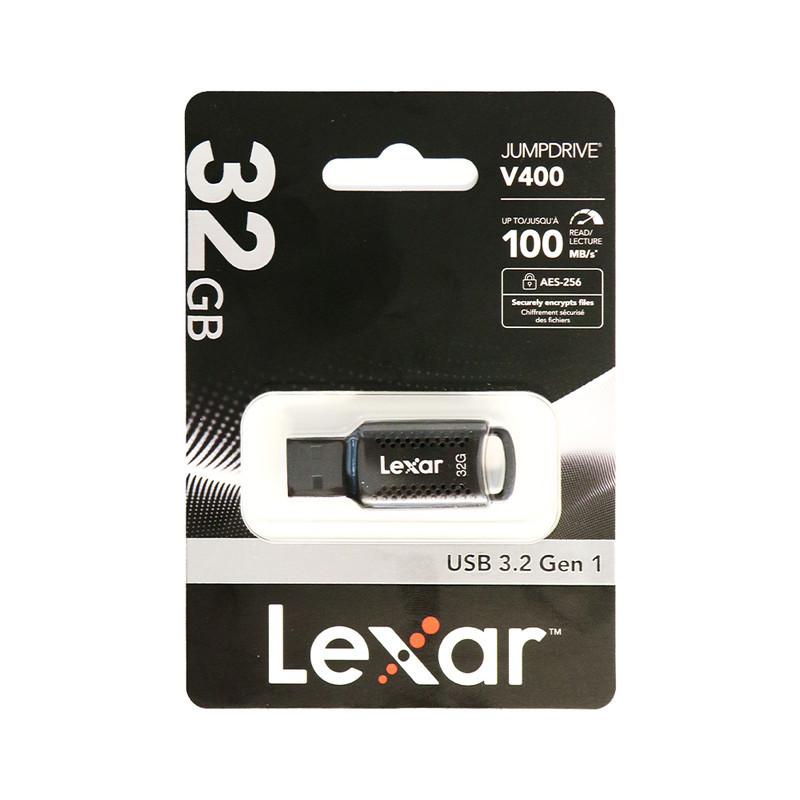 فلش مموری لکسار مدل V400 ظرفیت 32 گیگابایت با رابط USB 3.2 GEN 1
