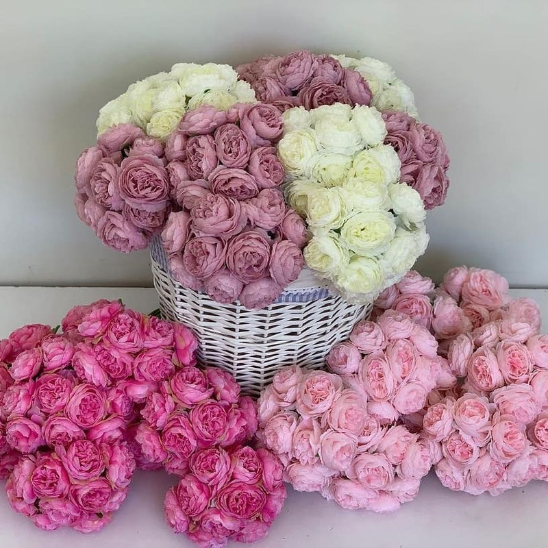 گل مصنوعی پیونی مدل pa-1062، دسته 10 شاخه‌ای پارچه‌ای قابل شستشو، ابعاد 20×20×38 سانتی‌متر، وزن 400 گرم