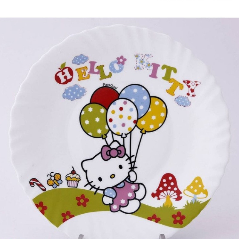 سرویس غذاخوری 5 پارچه کودک پارس اپال طرح کیتی
