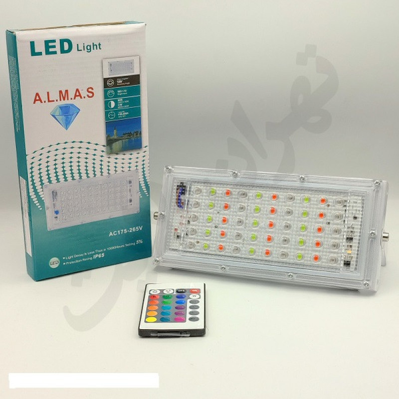 پرژکتور 50 وات الماس مدل RGB
