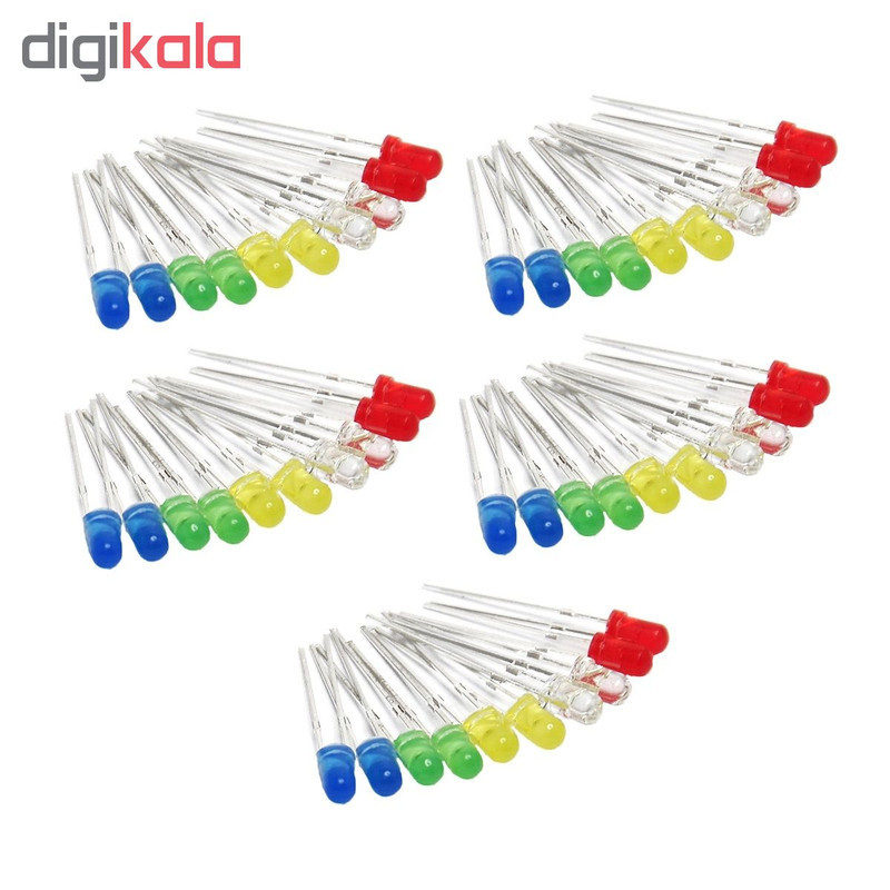 دیود نوری هایبراید 3 میلیمتر کد 06 بسته 50 عددی