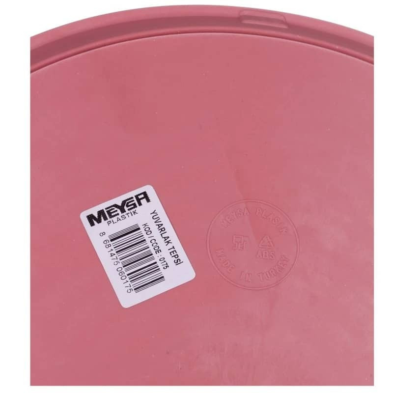 سینی دسته دار میسا پلاستیک طرح گل 1 کد 311-7 1369n سایز 27×43 سانتی متر