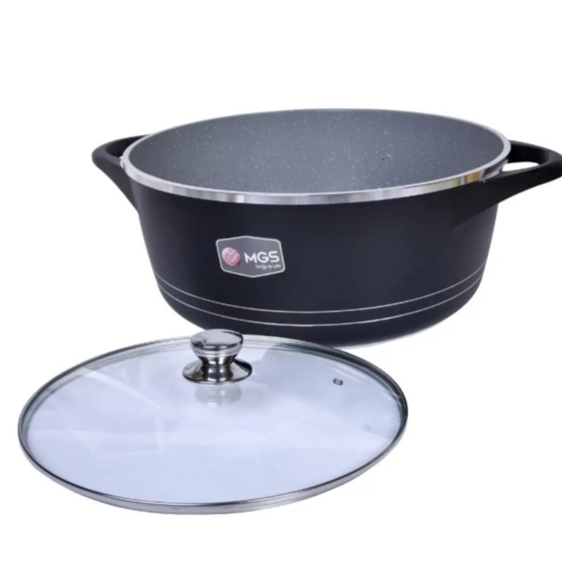قابلمه گرانیت ام جی اس مدل طرح italia-B  سایز 40