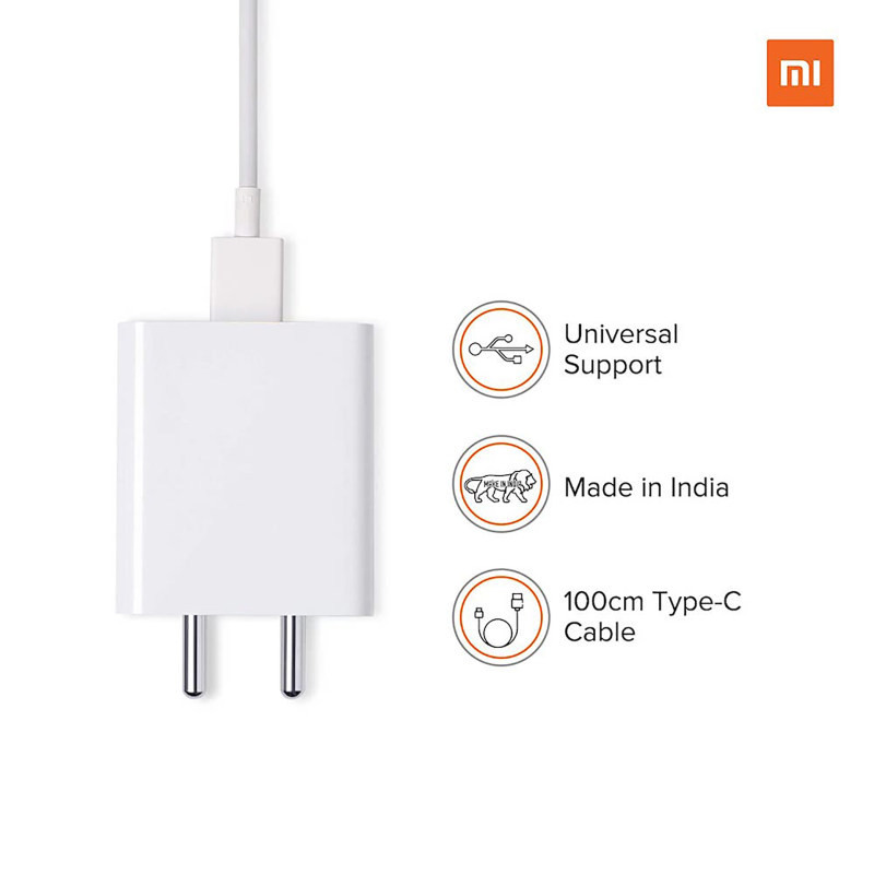 شارژر دیواری شیائومی مدل  TRAVEL_33W به همراه کابل تبدیل USB-C