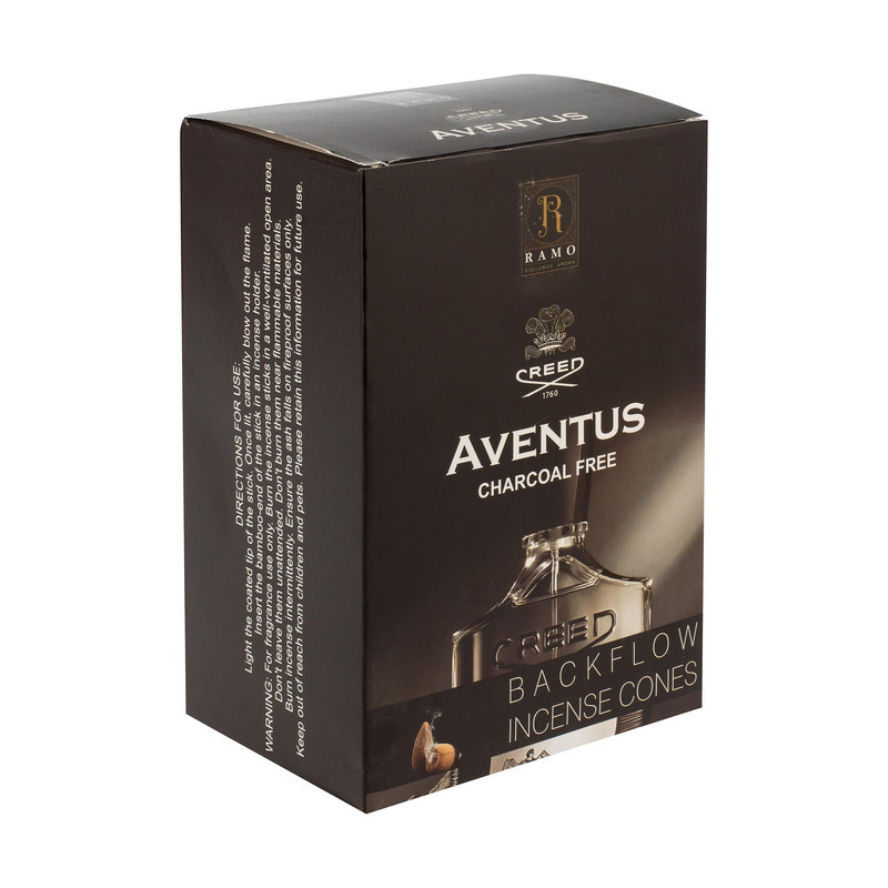 عود رامو مدل آبشاری  رایحه ادکلن AVENTUS بسته 10 عددی
