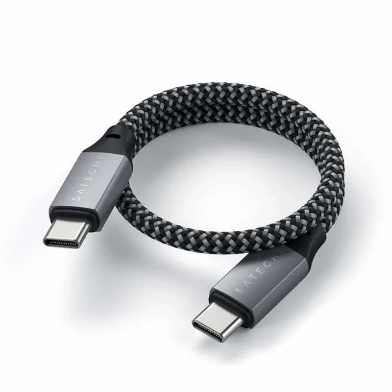 کابل USB-C ساتچی مدل USB4 40GBPS طول 0.8 متر