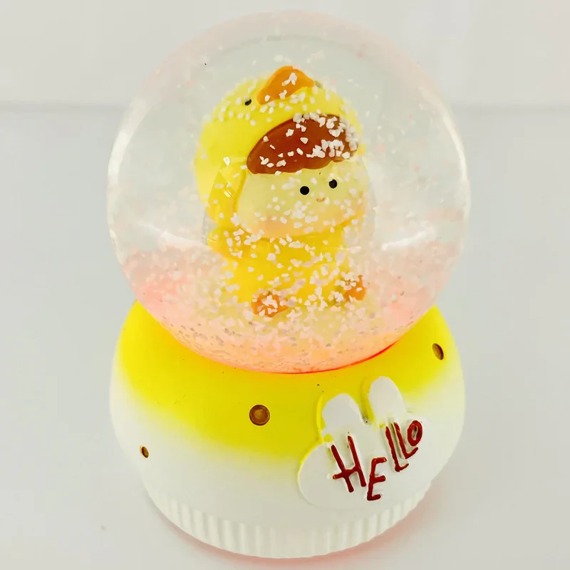 گوی مدل چراغدار HELLO طرح baby جوجه کد B1623.11.S300