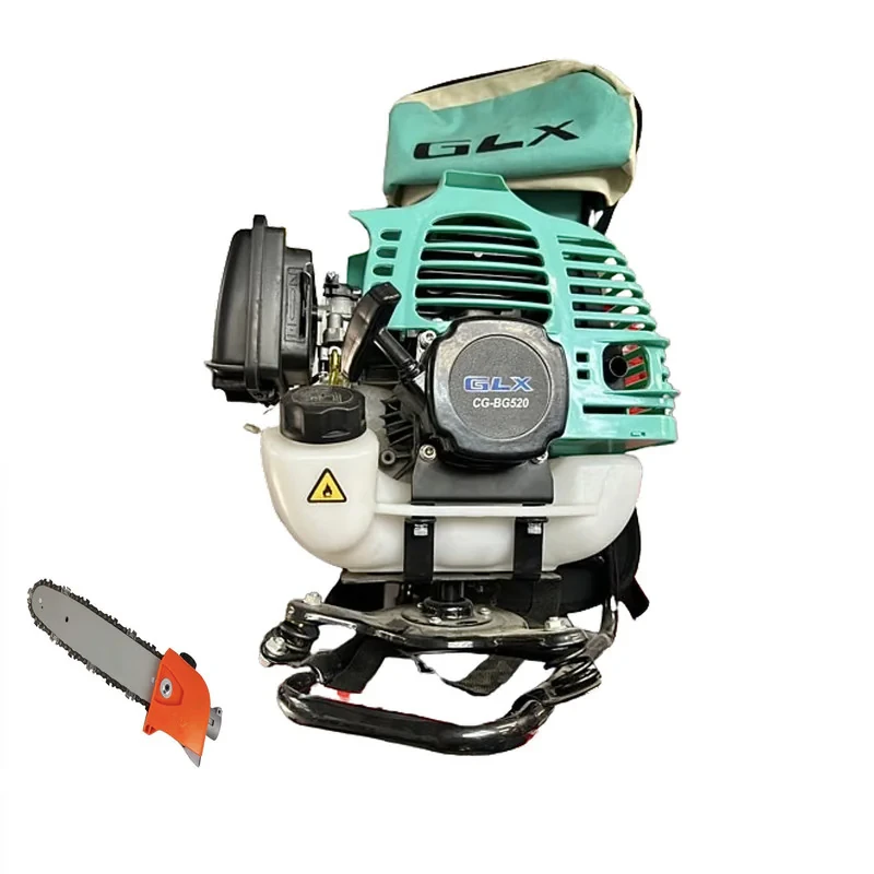 علف زن پشتی جی ال ایکس مدل CG-BG520 به همراه الحاقی اره