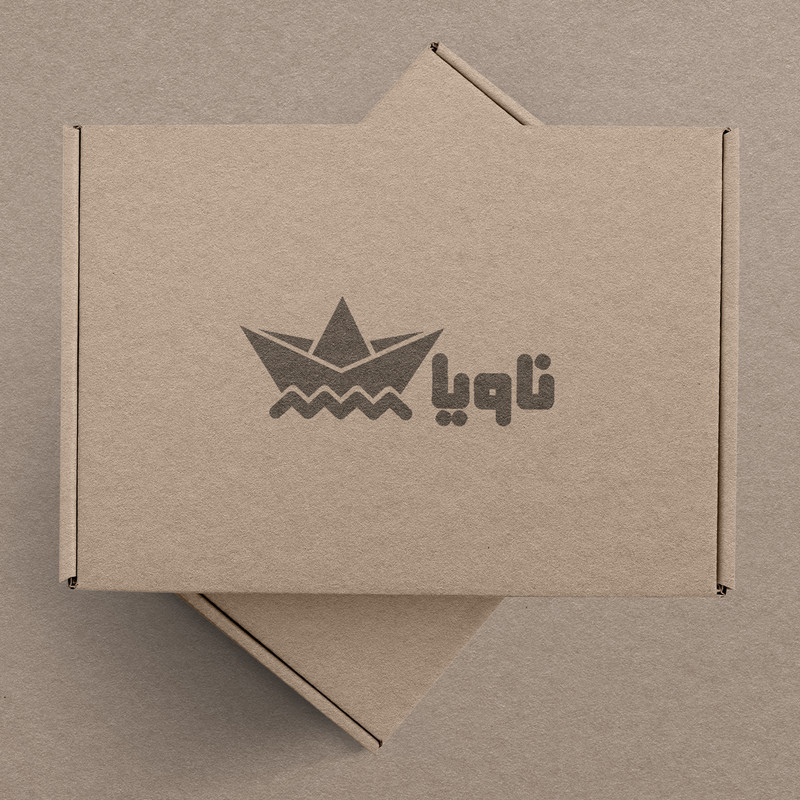 استیکر ناویا طرح first coffee مدل چوبی