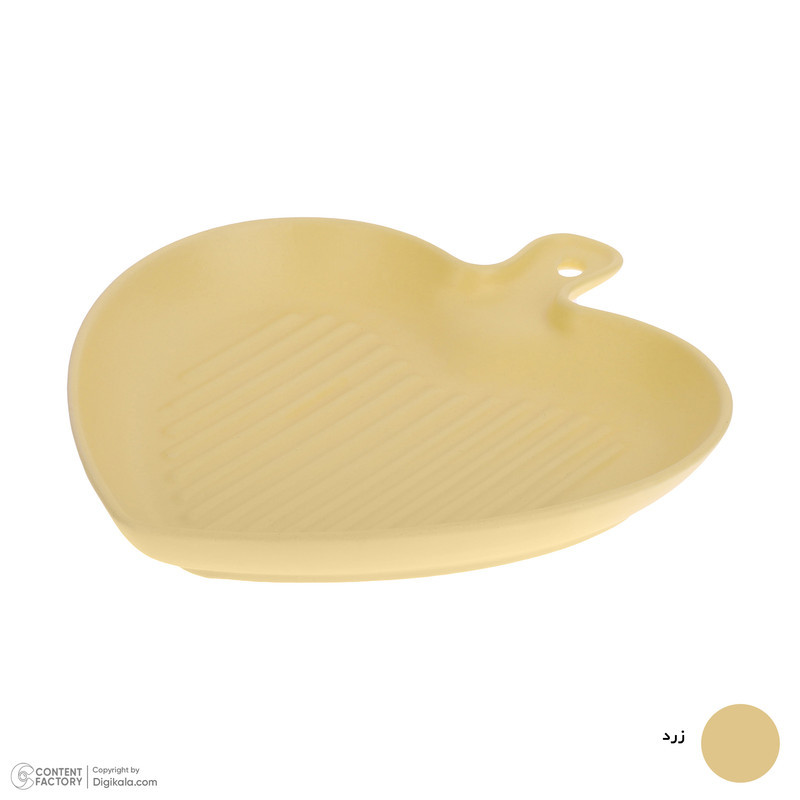 بشقاب سرامیکی بومی مدل قلب مات