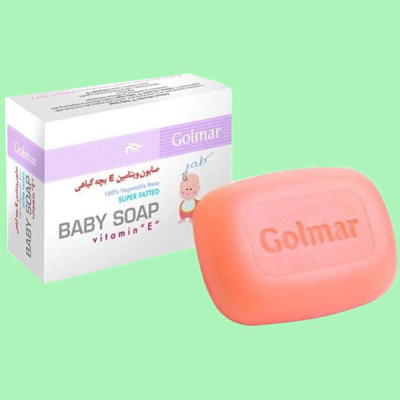 صابون بچه گلمر مدل VITAMIN E وزن 80 گرم مجموعه 3 عددی